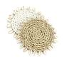 Shell Untersetzer Seegras Creme 5