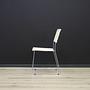 2x Vintage chair metal white 1960s 12
