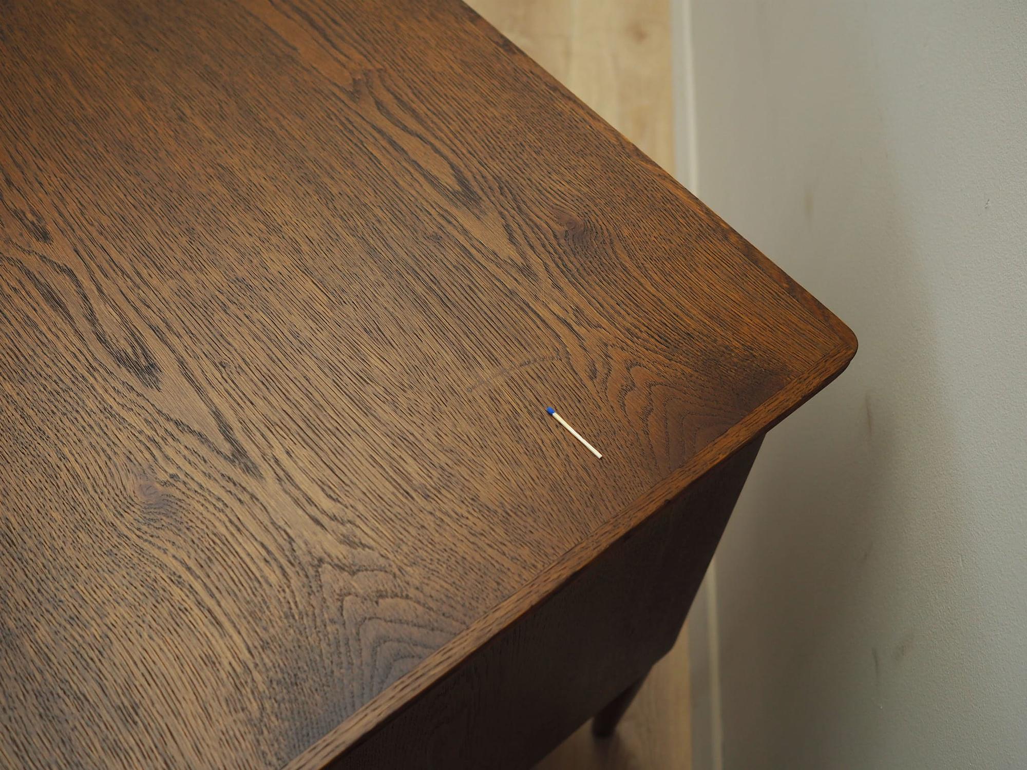 Schreibtisch Holz Braun 1970er Jahre  10