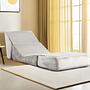 Origami Poltrona Chaiselongue Trasformabile Crema 2