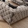 Elegantes Sofa 2-Sitzer Anthrazit 4