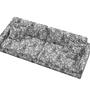 Valen Sofa XL Zebra Print mit Kissen 1