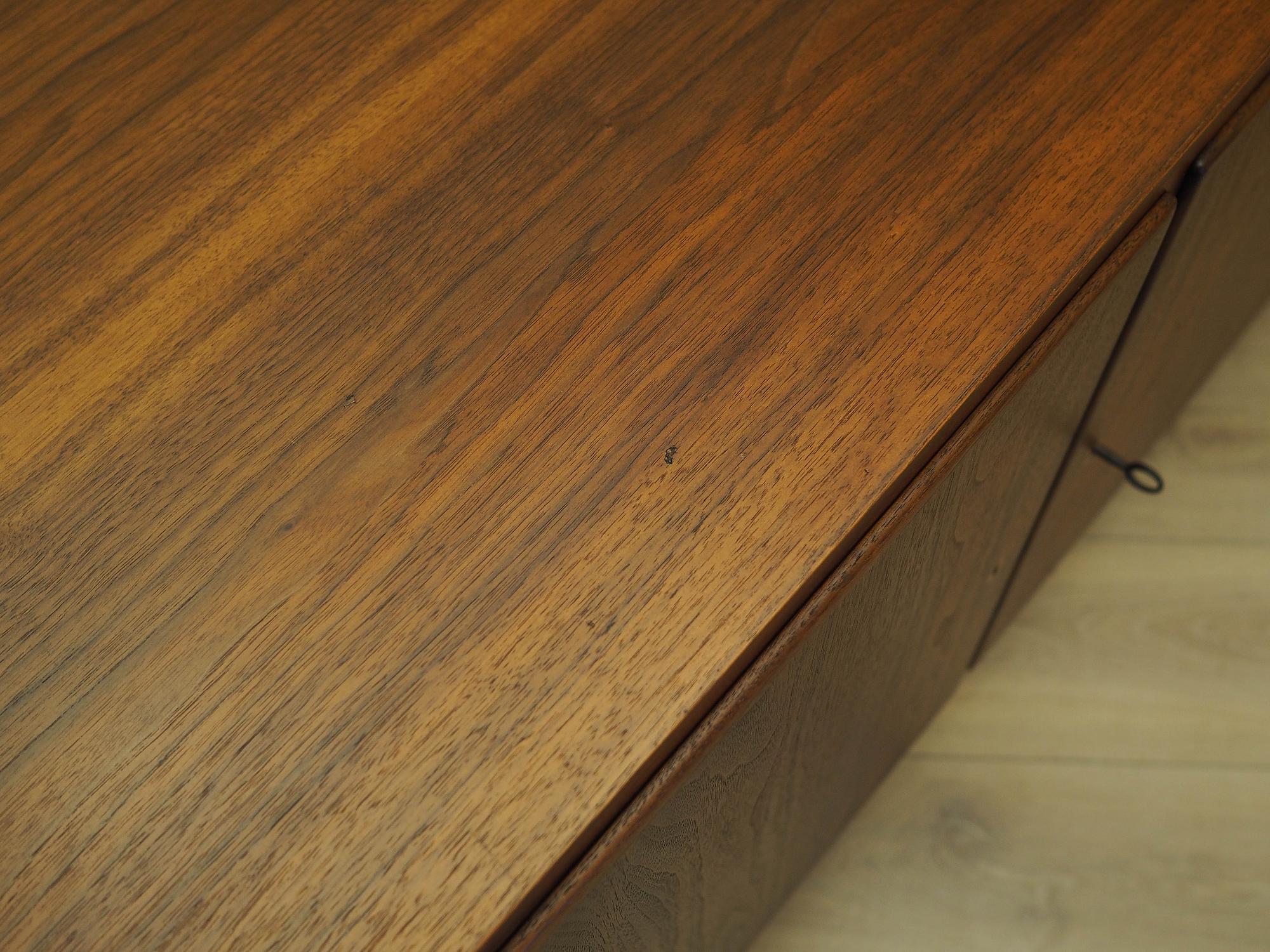 Walnut cabinet Brown 1970s 7