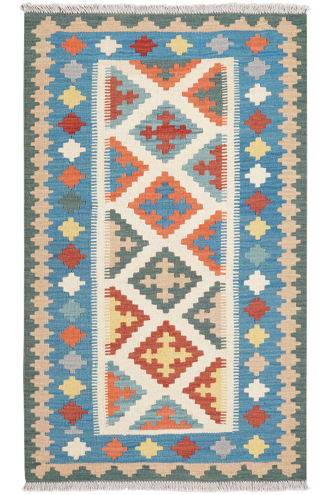 Kelim Gashgai Wool Multicolored 0