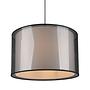 Pendelleuchte Burton Webstoff Stahl 1