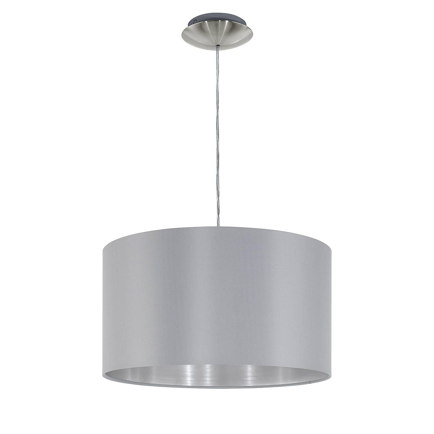 Pendelleuchte Maserlo I Silber 1