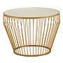 Avantis Runder Beistelltisch Eisen Gold 0