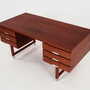 Desk Teak Brown 1970s 6