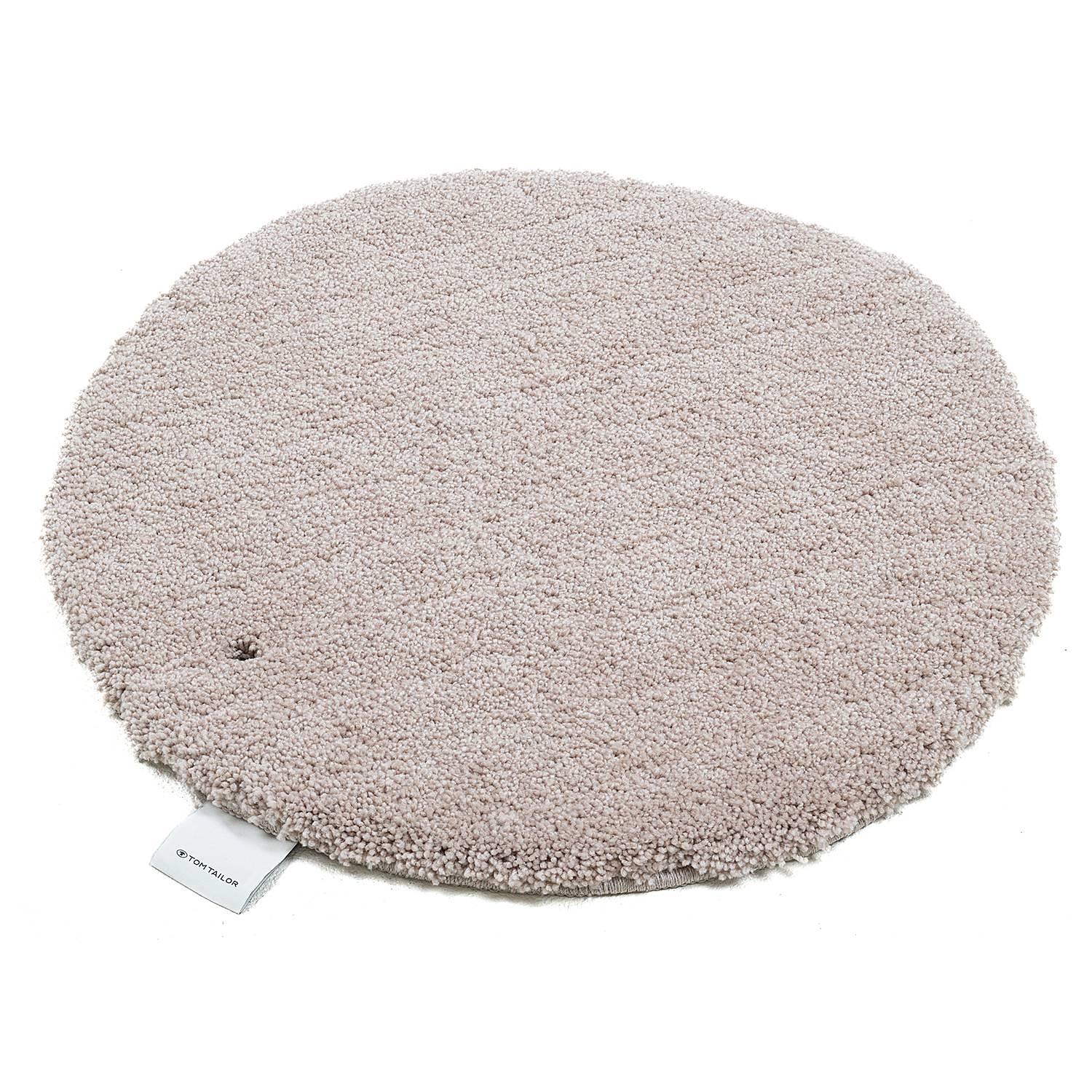 Cozy Bath Uni Badvorleger Beige Ø 60cm 2