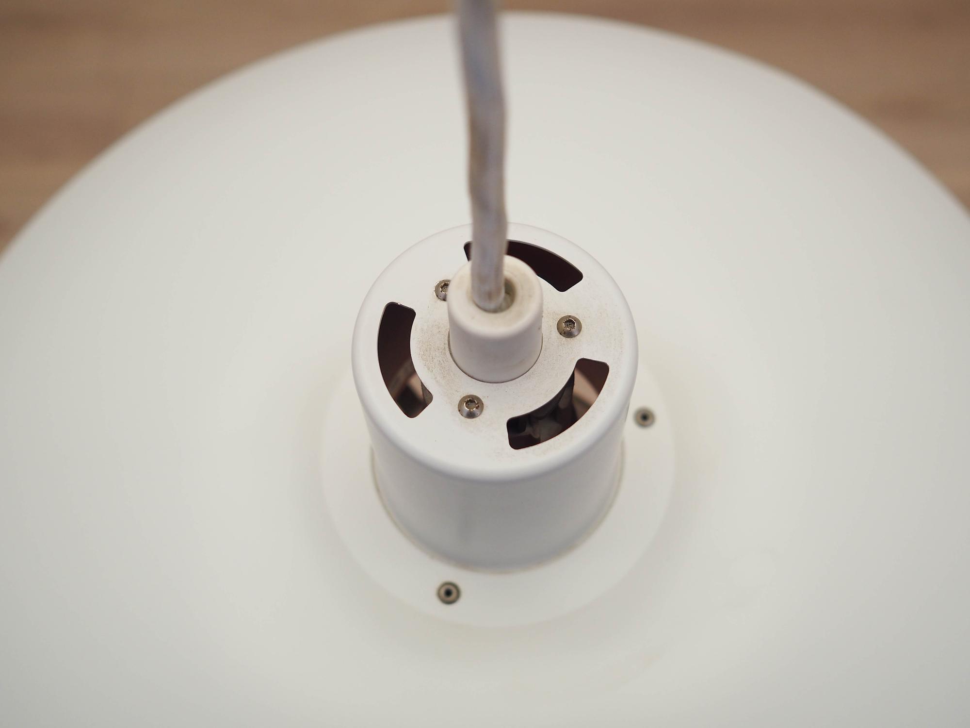 Hängelampe Weiß 1960s 4