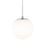 Pendelleuchte Gove Opalglas Chrom 1