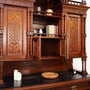 Vintage cabinet oak wood brown 6