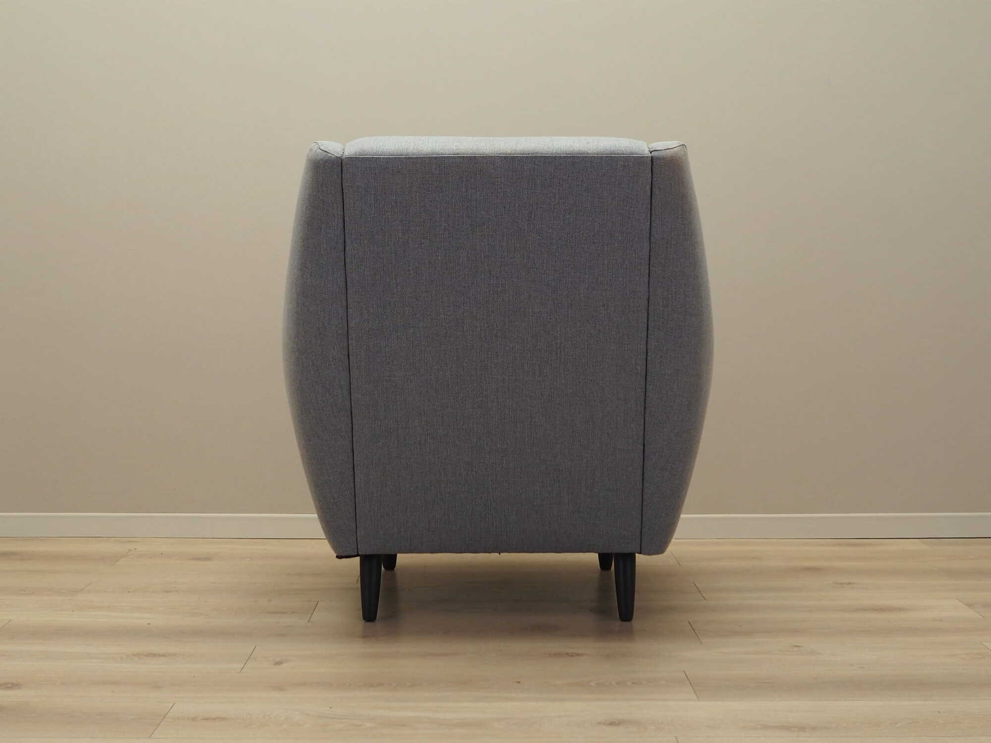 Armchair Textile Wood Grey 1970s 5
