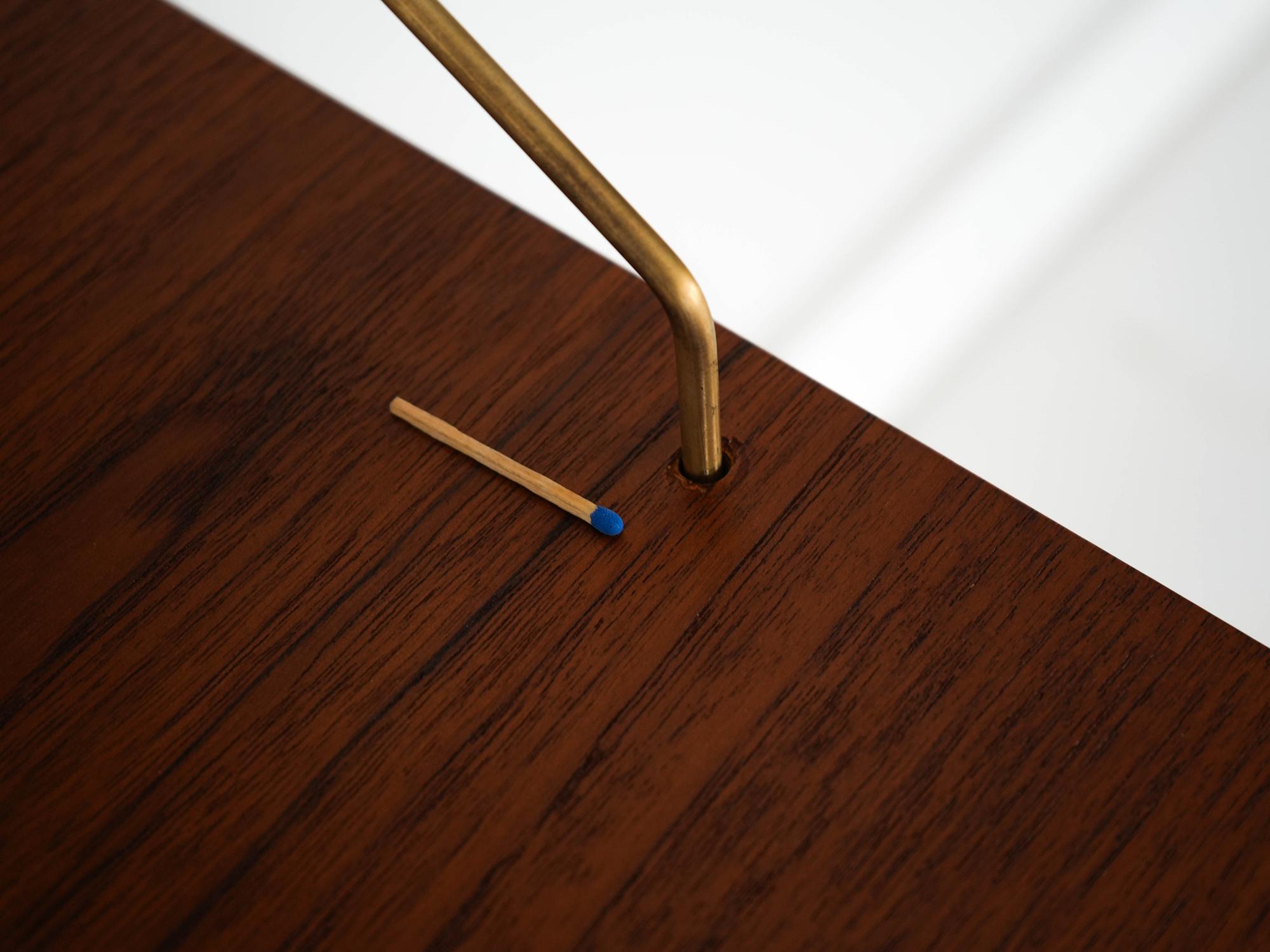 Teak-Wandmöbel PS System Braun 1960er Jahre 8