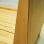 Vintage Bed Frame Ash Wood Beige 1960s 7