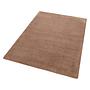 Fancy mixed fabric short-pile rug Brown 100 x 150 cm 3