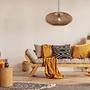 Pendelleuchte Hedda Rattan Stahl 2