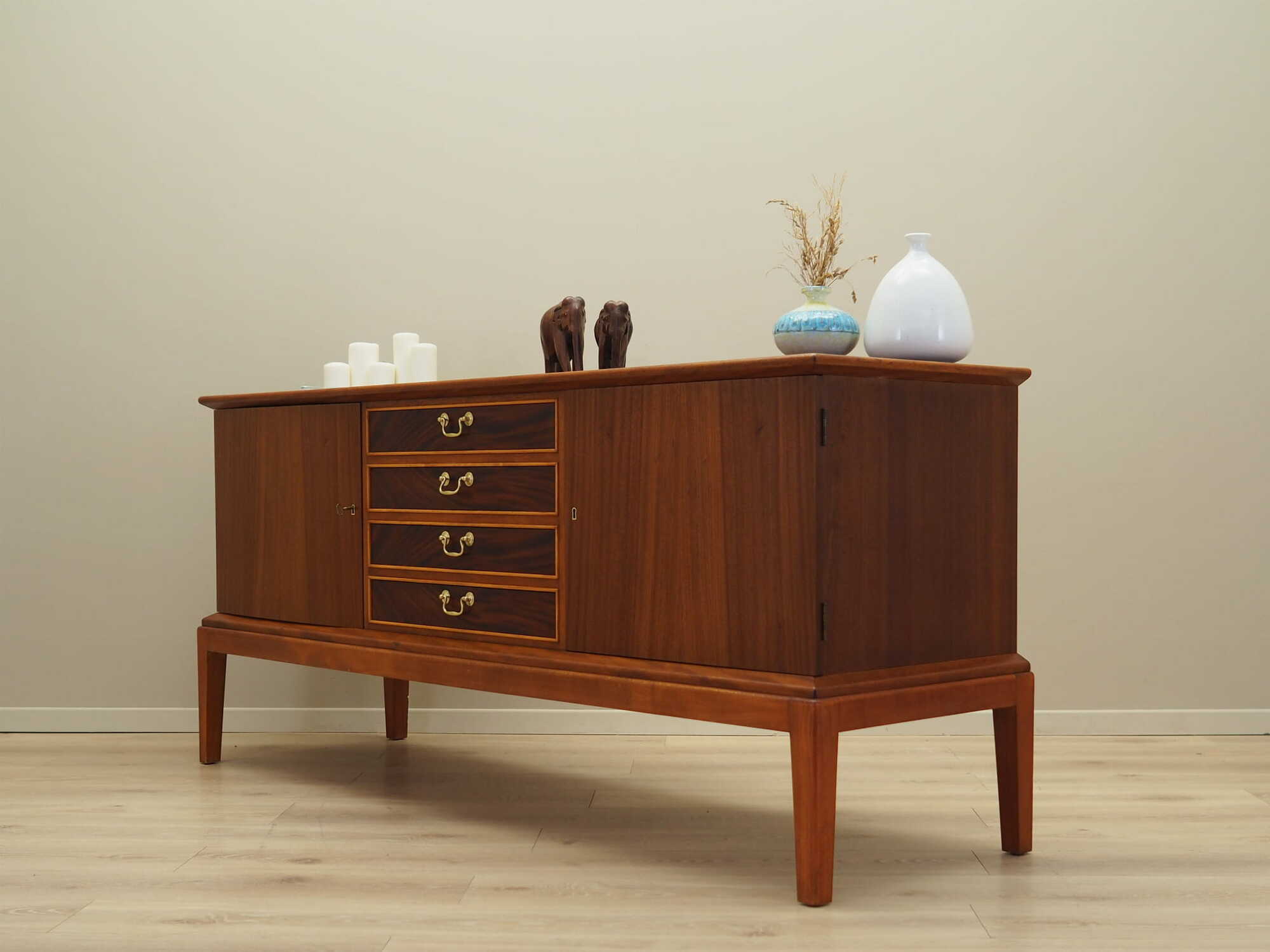 Sideboard Mahagoni Braun 1970er Jahre 3