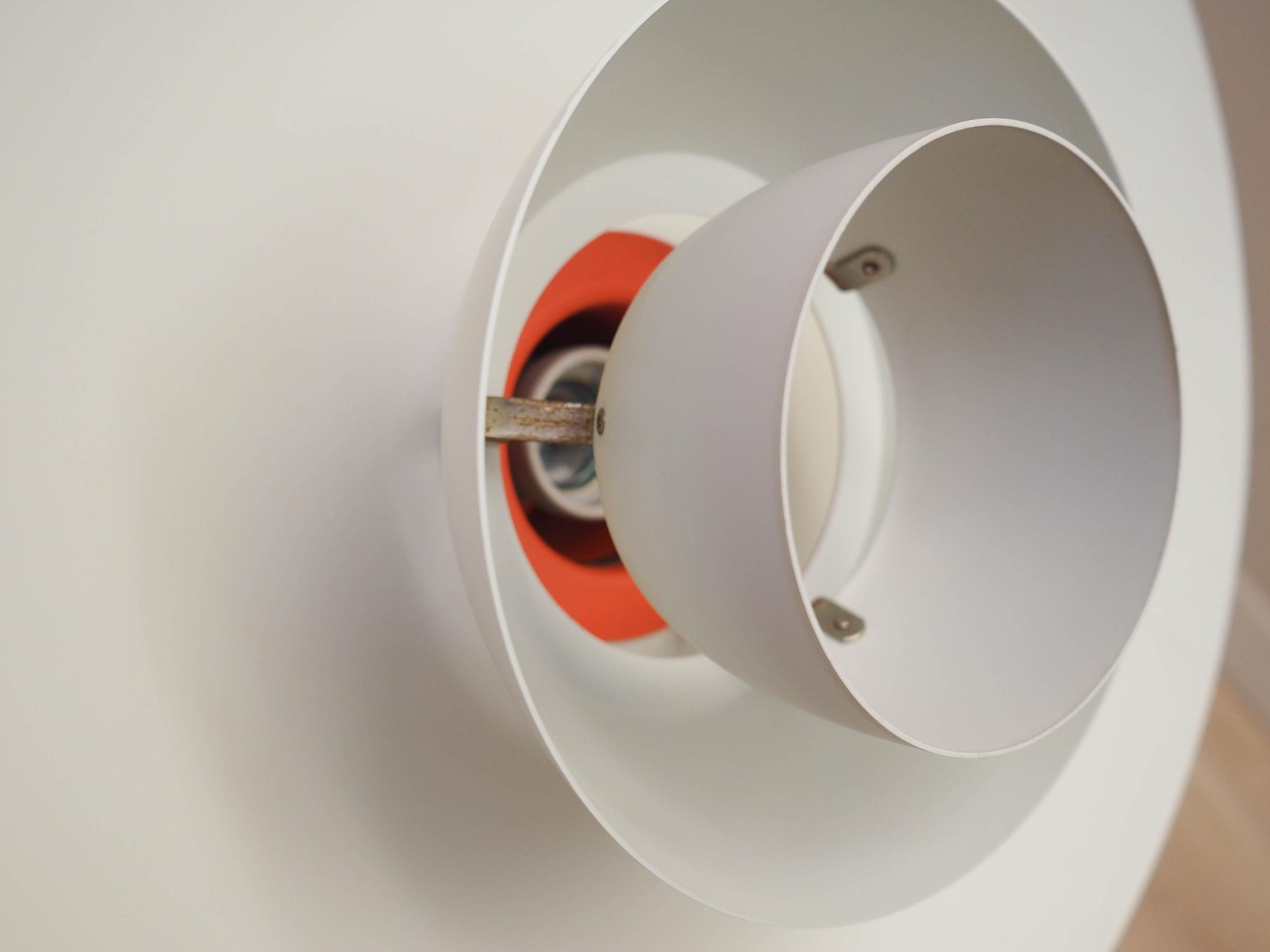 Hängelampe Weiß 1960er Jahre 9