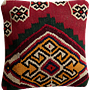Kilim Kissenbezug Braun Rot 0