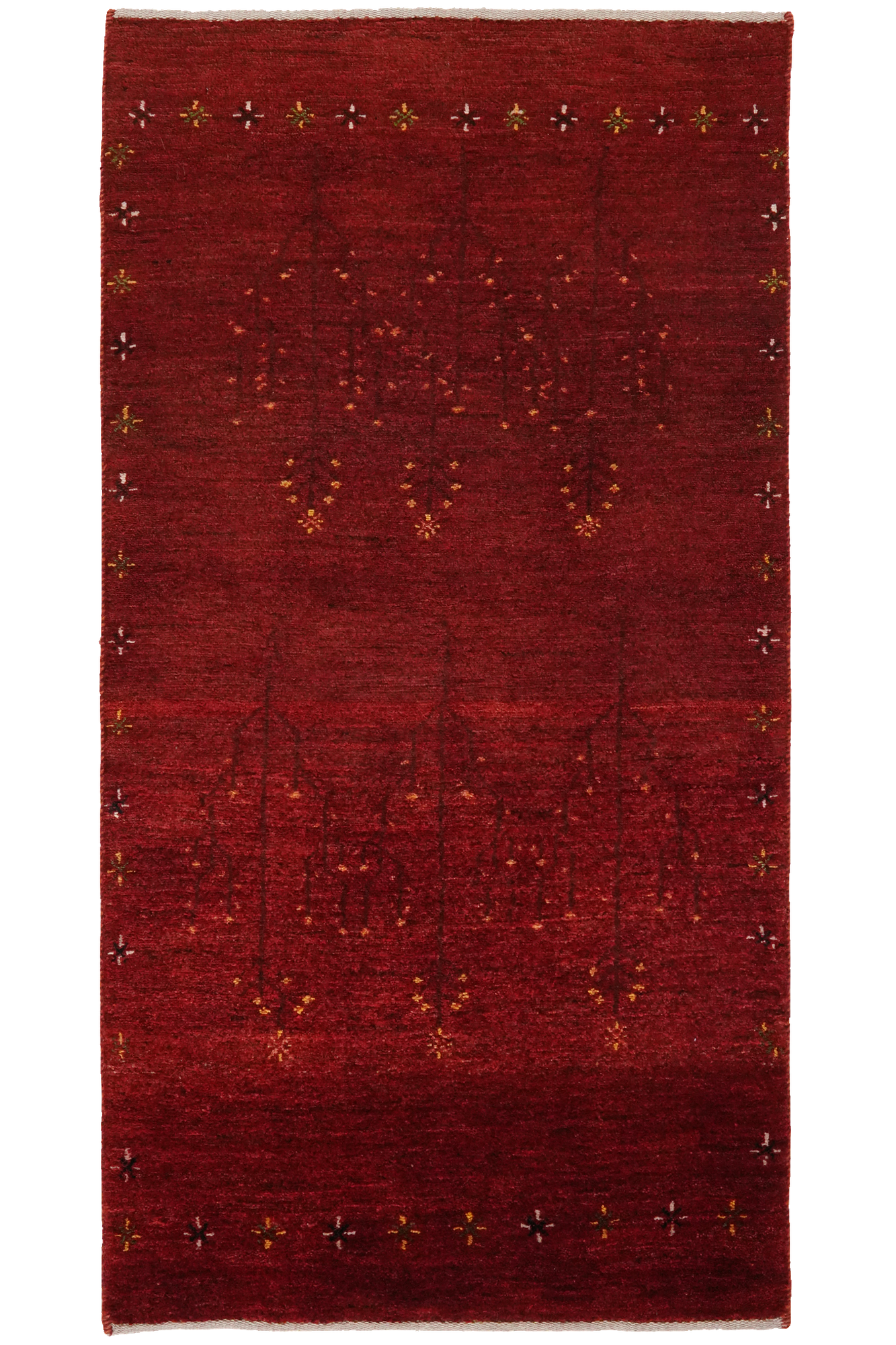 Rizbaf Teppich Rot 0