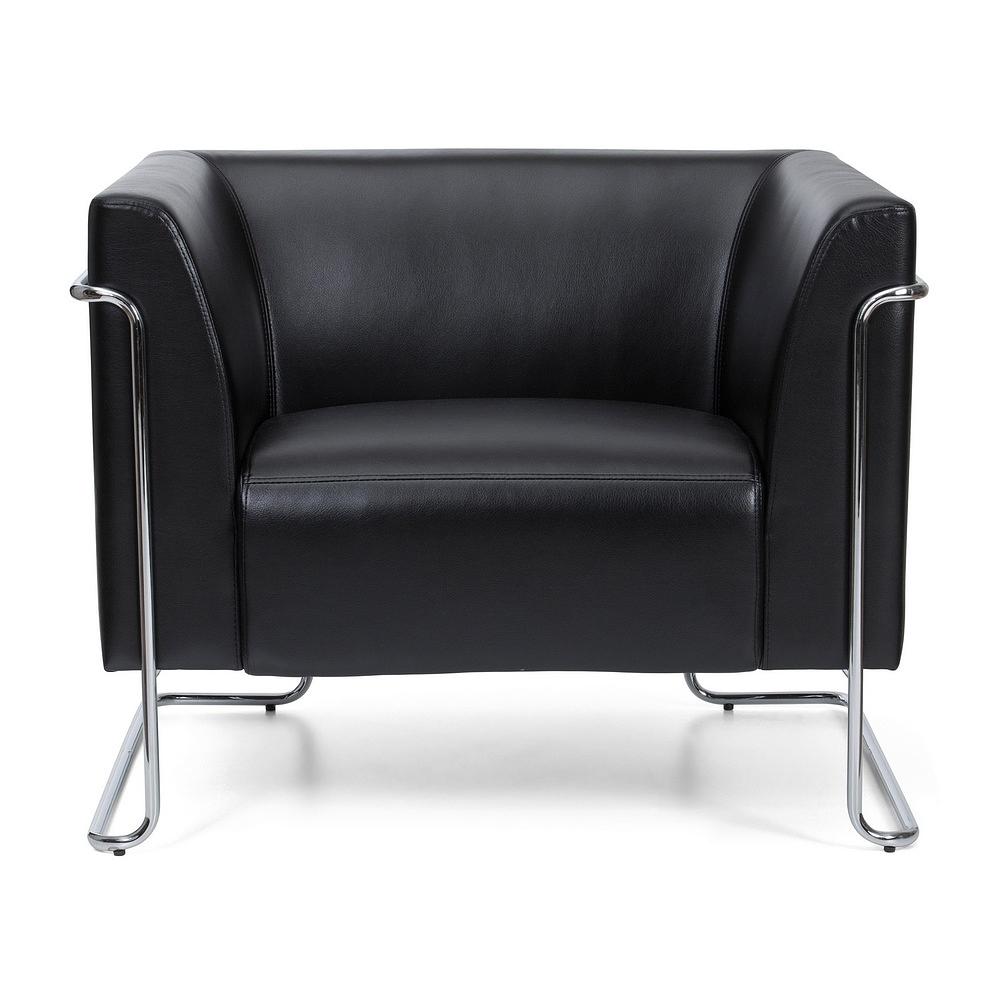 CURACAO armchair faux leather black 0