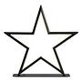 Standstern Vega Metall Schwarz 0