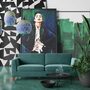 Pablo Sofa 3-Sitzer Textil Petrol-Grün 0