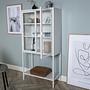 Misha Cabinet with Shelf White 4