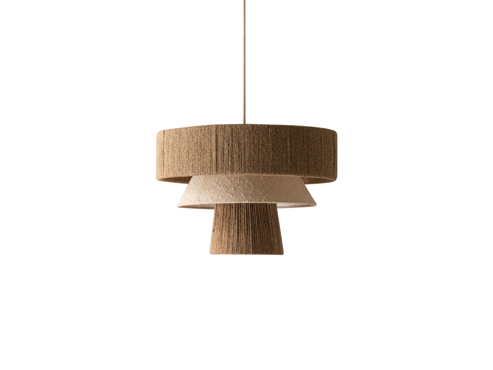 Pendellampe Desa Beige Braun 0
