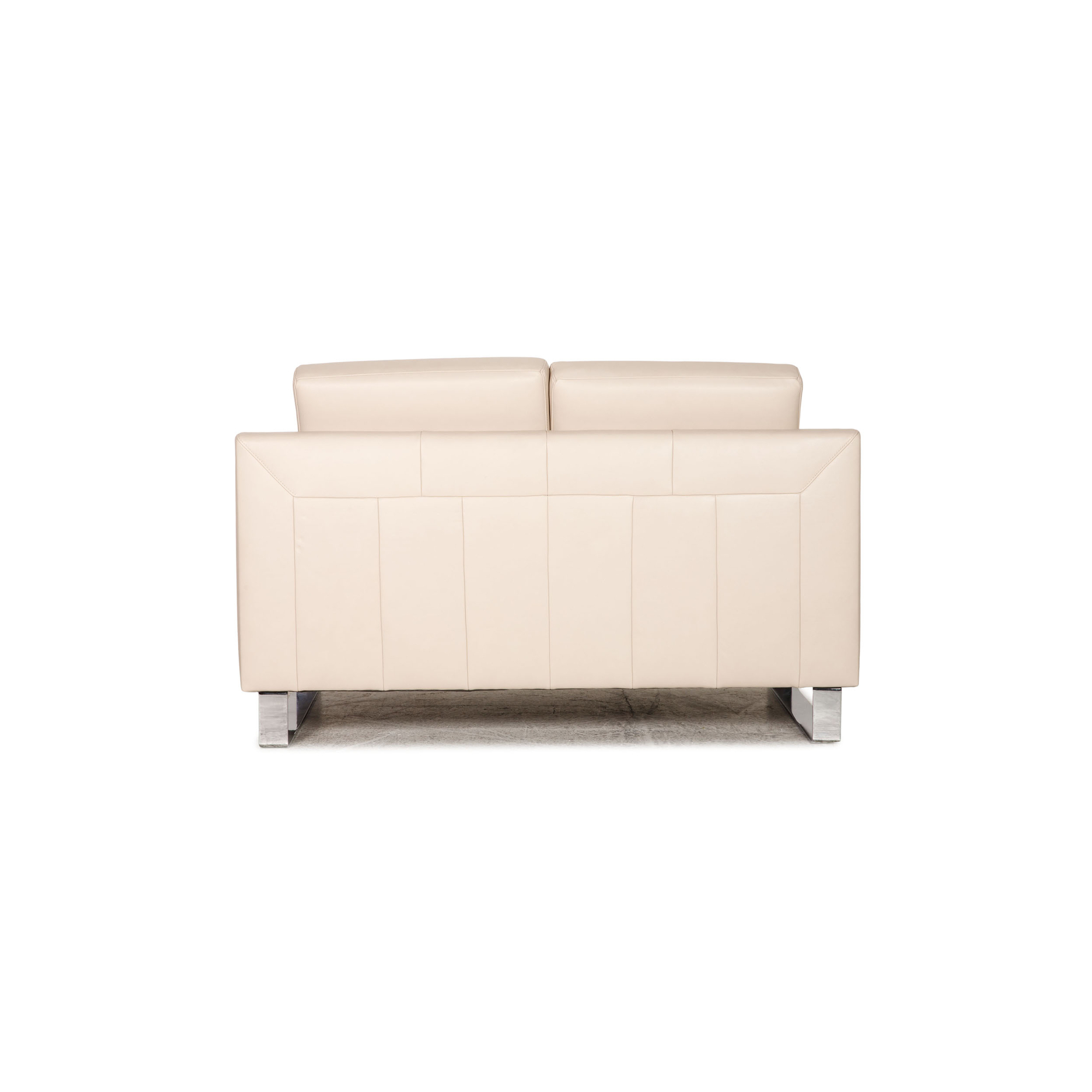 Flex Plus Sofa 2-Sitzer Leder Creme 8
