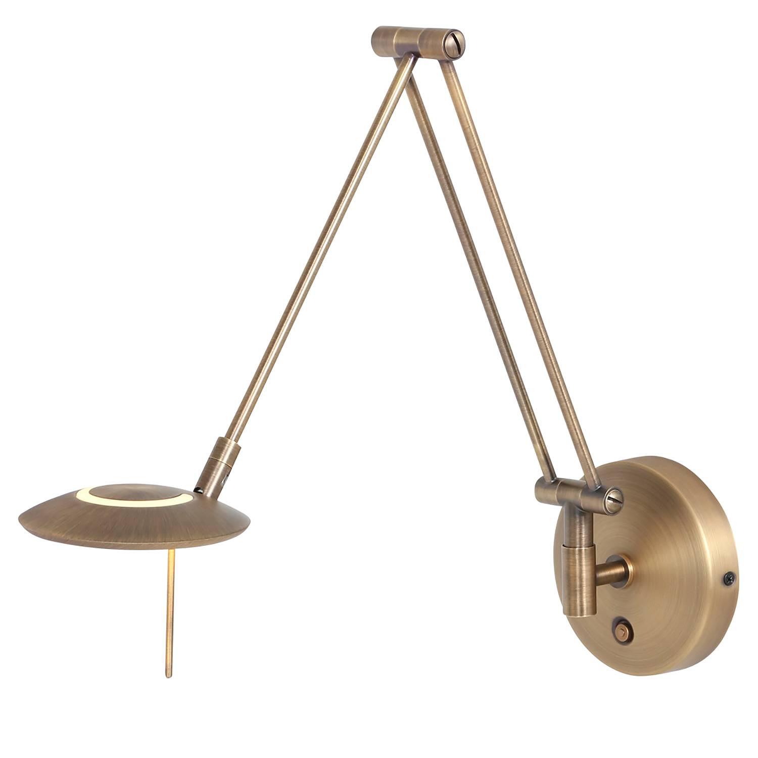 1-Flammig Zodiac II LED-Wandleuchte Stahl  1