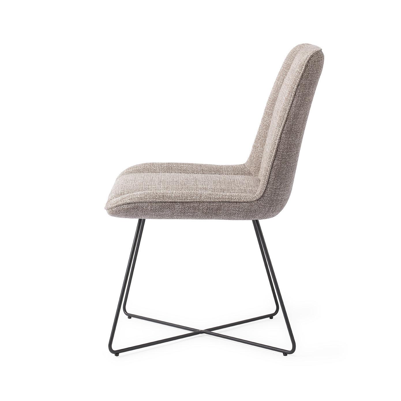 Umedo Dining Chair Cross Grainy Greige 1