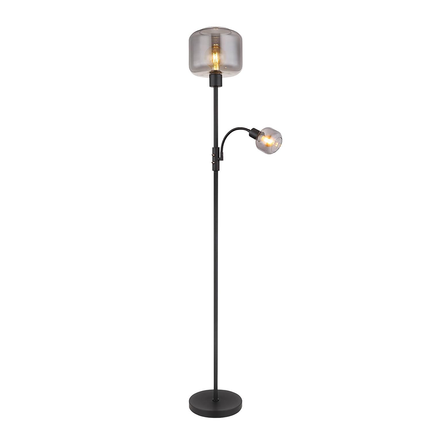 Stehleuchte Giuseppe Farbglas Grau 1