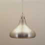 Pendant lamp Metal Grey 1970s 1