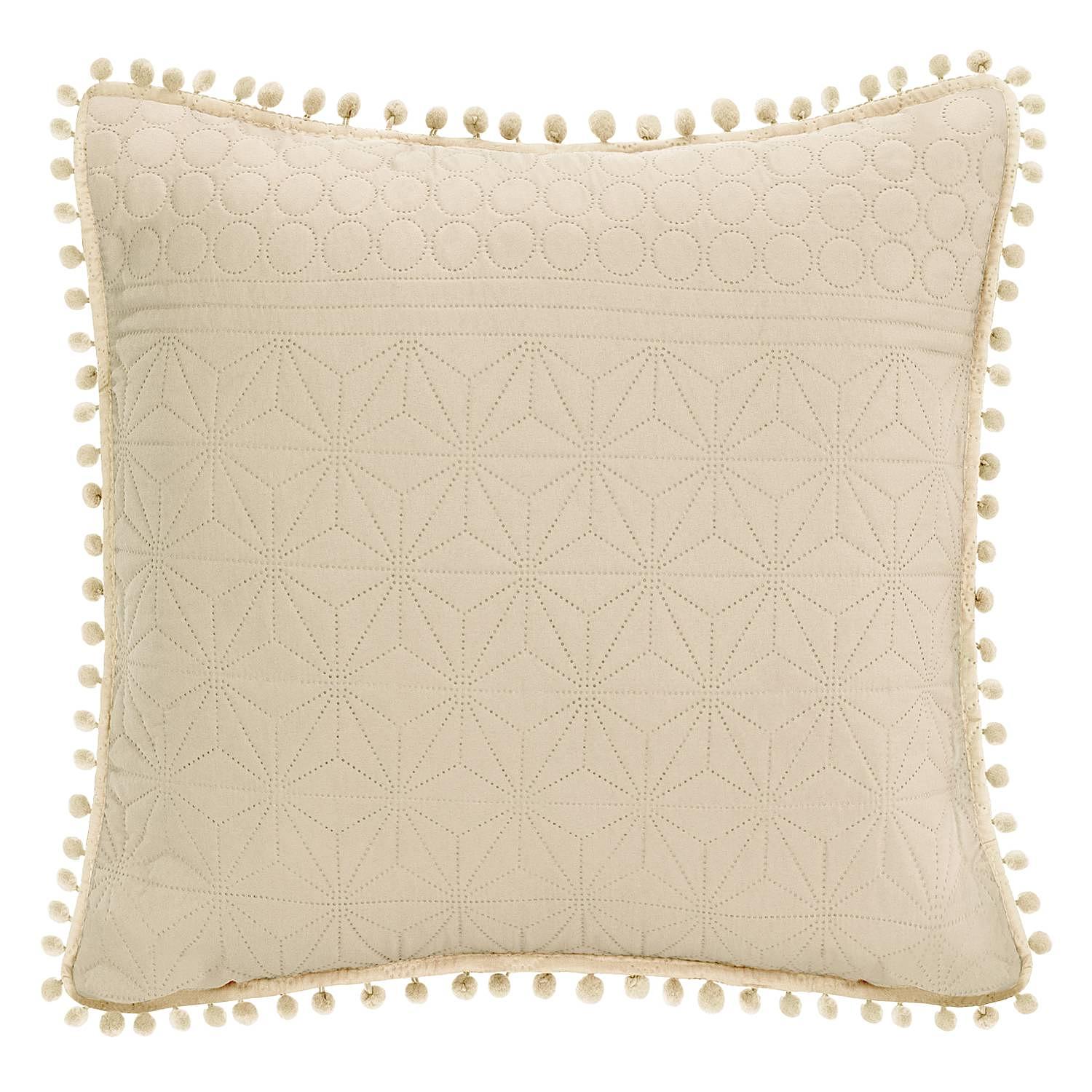Ladore Decorative Pillow Polyester Beige 45 x 45 cm 0