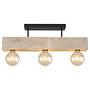 Adalie I Ceiling Light 3-bulb Solid Wood Iron 4