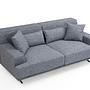 Bentley 2-seater sofa gray 0