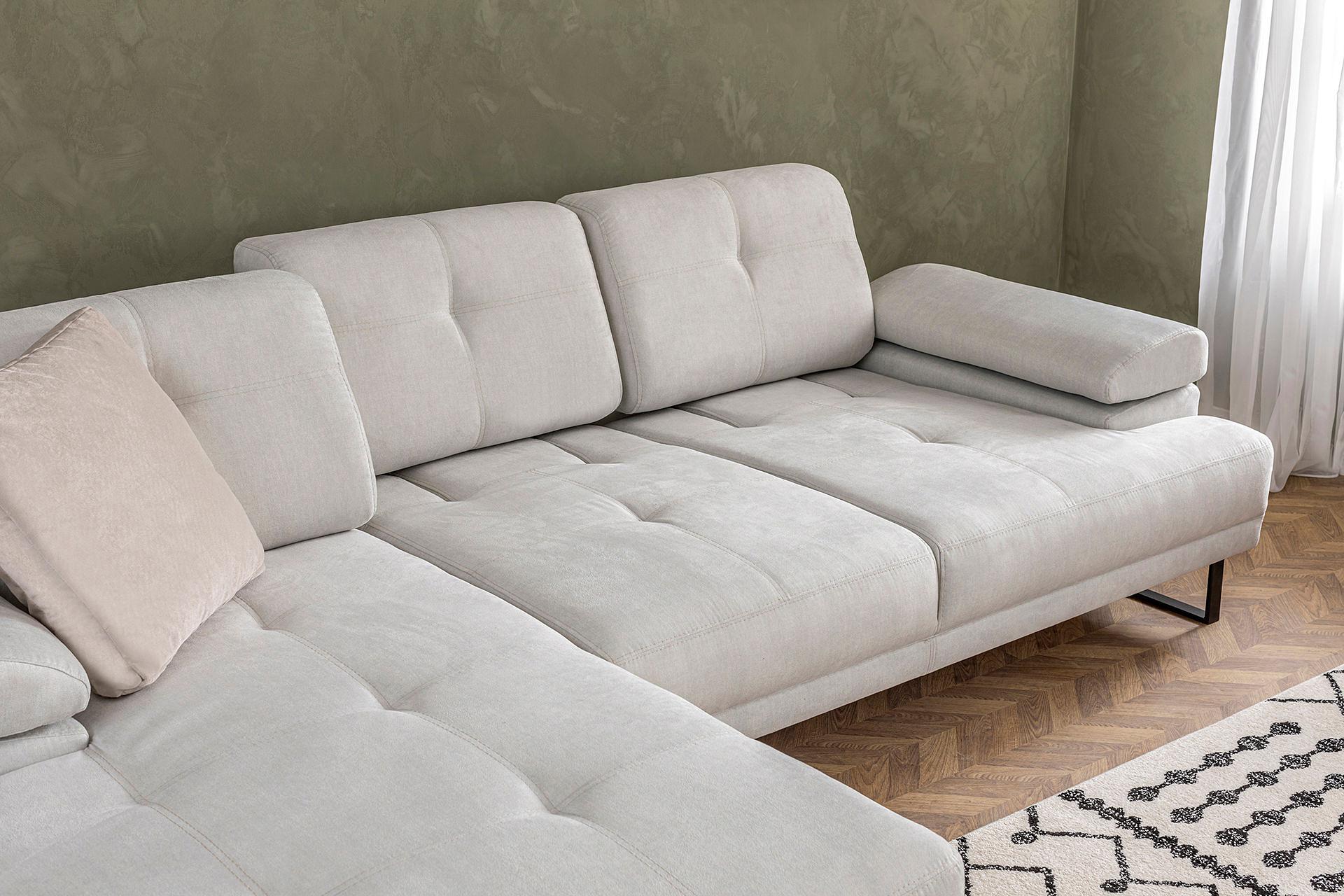 Mustang Sofa L Récamiere Links Beige 6