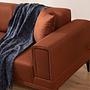 Horizon Ecksofa Links Rot 3