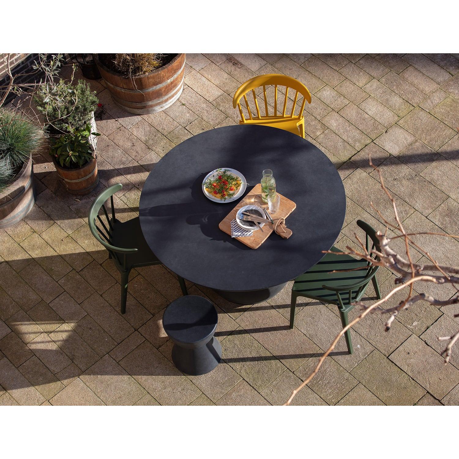 Bliss Stuhl Stapelbar Gelb 1