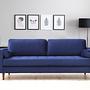 Rome Sofa Dunkelblau 1