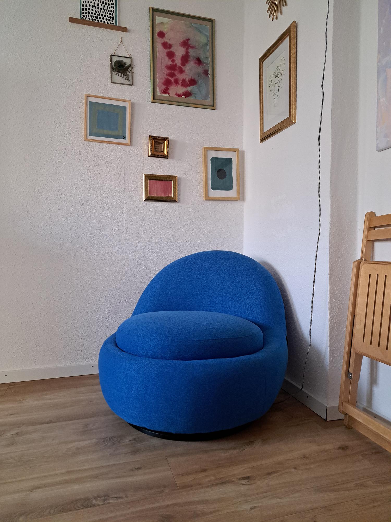 Babette Sessel Blau 0