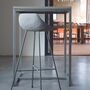 Perspective Bartisch Faserbeton Stahl Grau 7