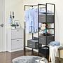 Storage box Rulls set of 3 mixed fabric grey 3