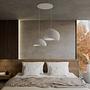2-Flammig Wabi Sabi Rawbends Pendelleuchte Weiß 2