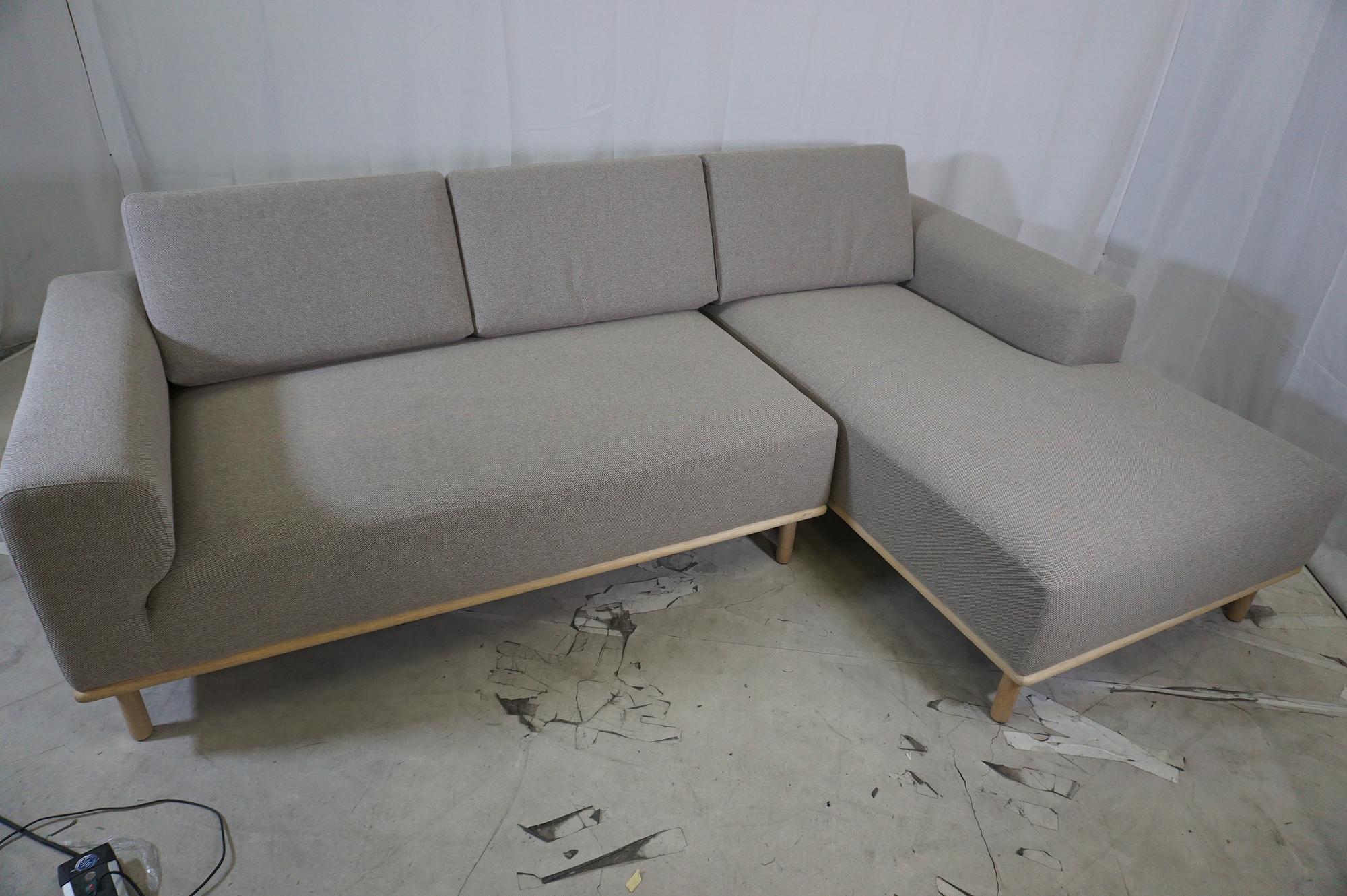 Vilmar Sofa mit Récamiere Rechts Agnes Brown 7