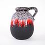 Keramikvase Fat Lava 1960er Jahre 2