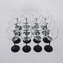Wine glasses 16x Black 4