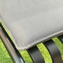 Palissade Gartenstuhl Metall Schwarz 5